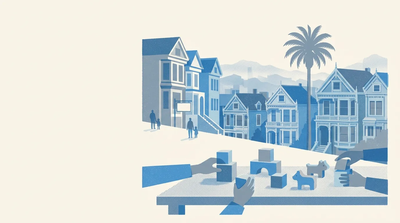 Illustration of children's museums in San Francisco