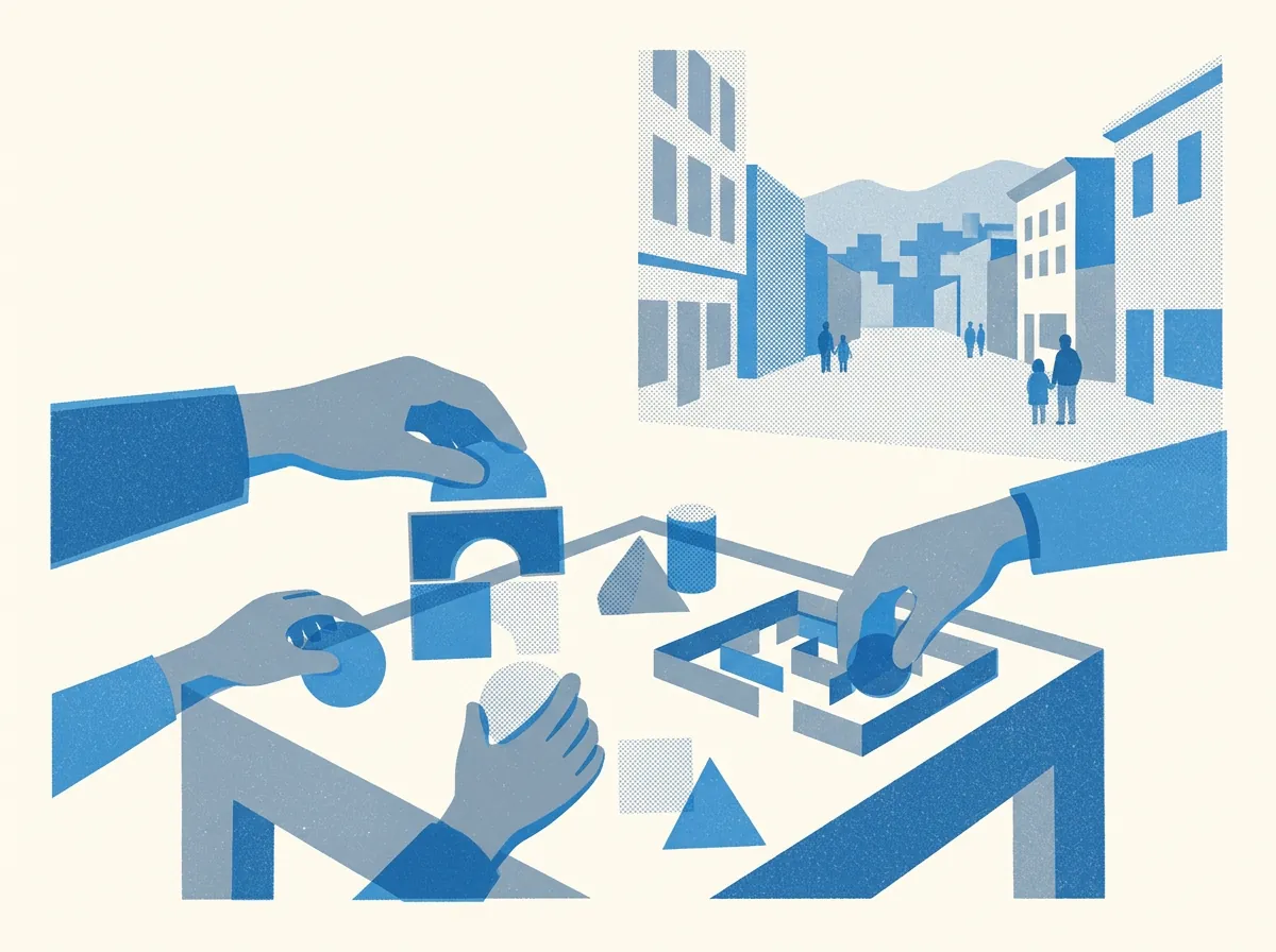Illustration of children's museums in Sausalito