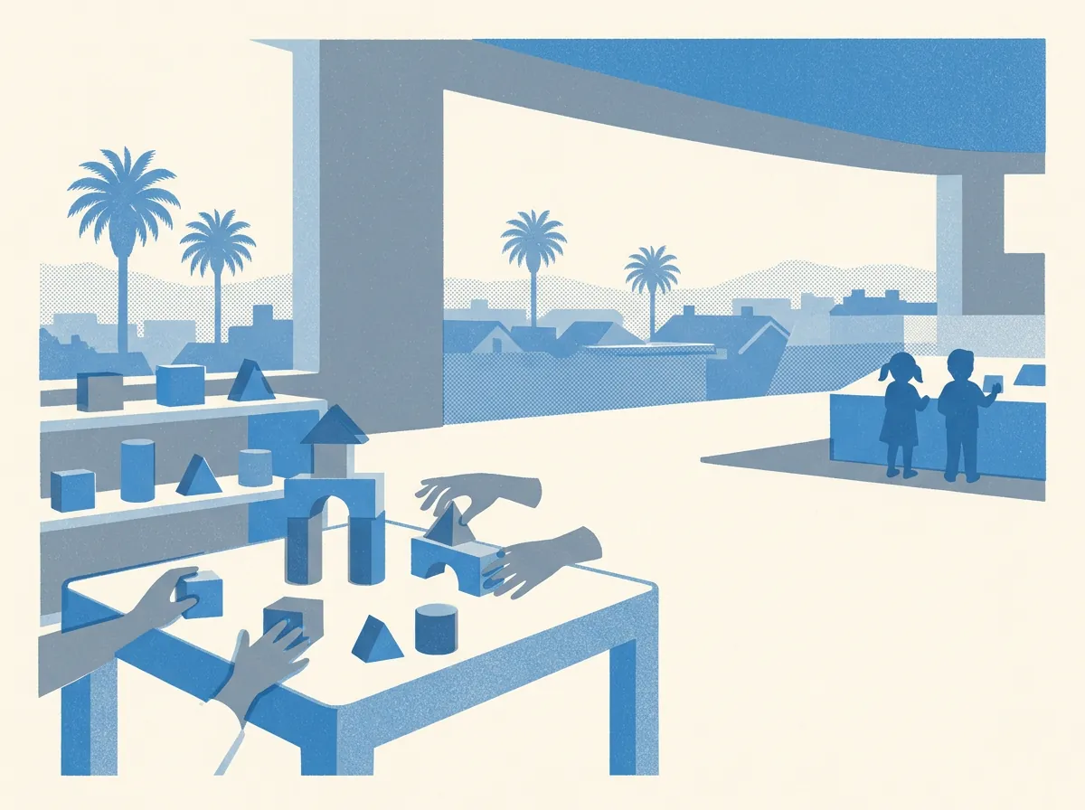 Illustration of children's museums in San Jose
